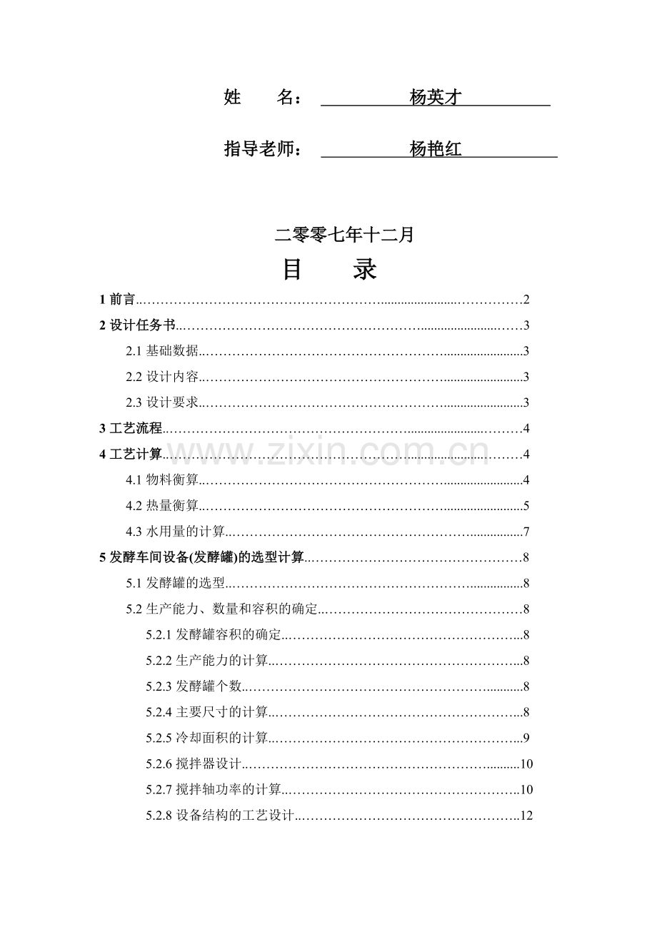 链霉素生产工艺设计说明书-模板[1].doc_第2页