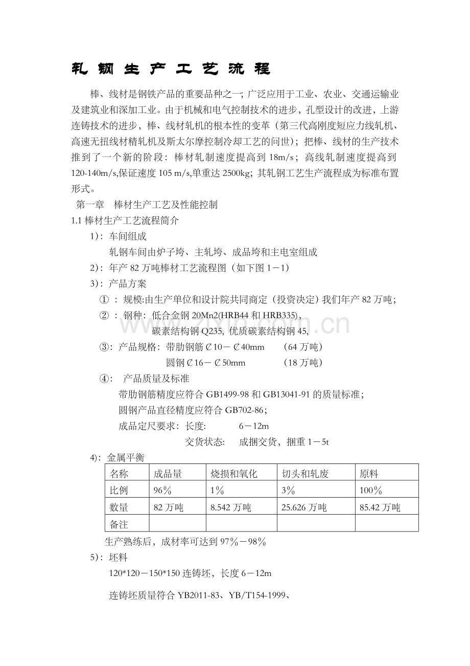 轧钢生产工艺流程.doc_第1页