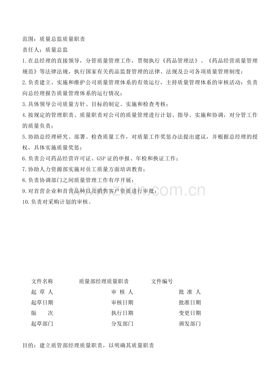 药品经营企业各类人员质量职责.doc_第3页