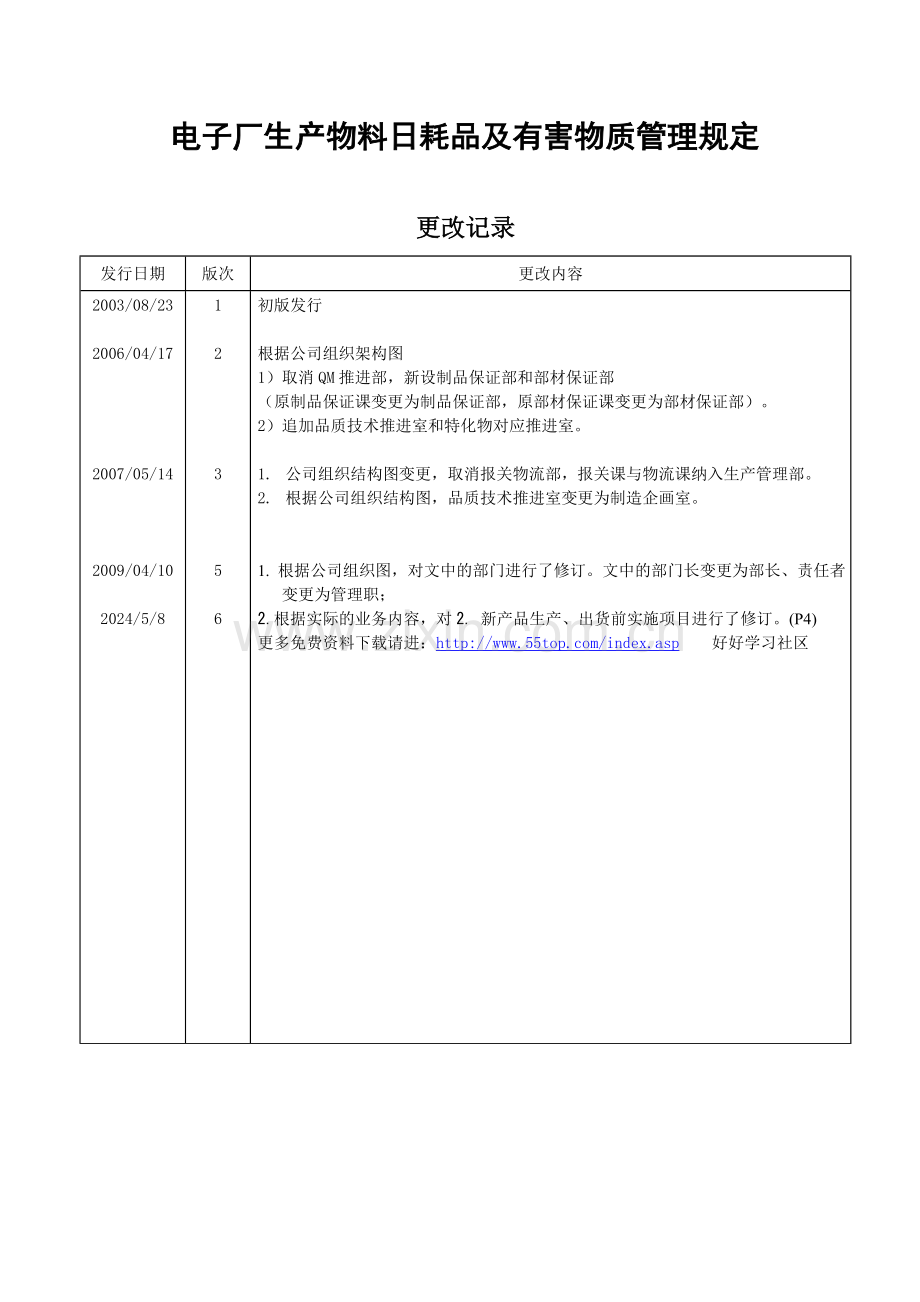 电子厂生产物料日耗品及有害物质管理规定.doc_第3页