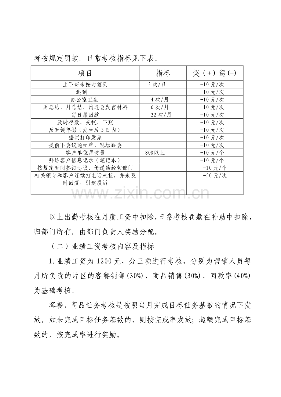 2015年营销部绩效考核方案.doc_第3页