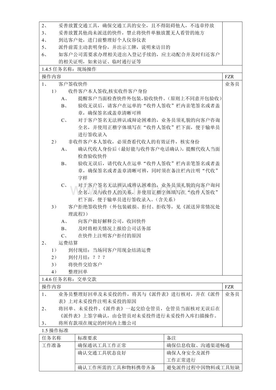 快递公司取派件标准作业流程.doc_第2页