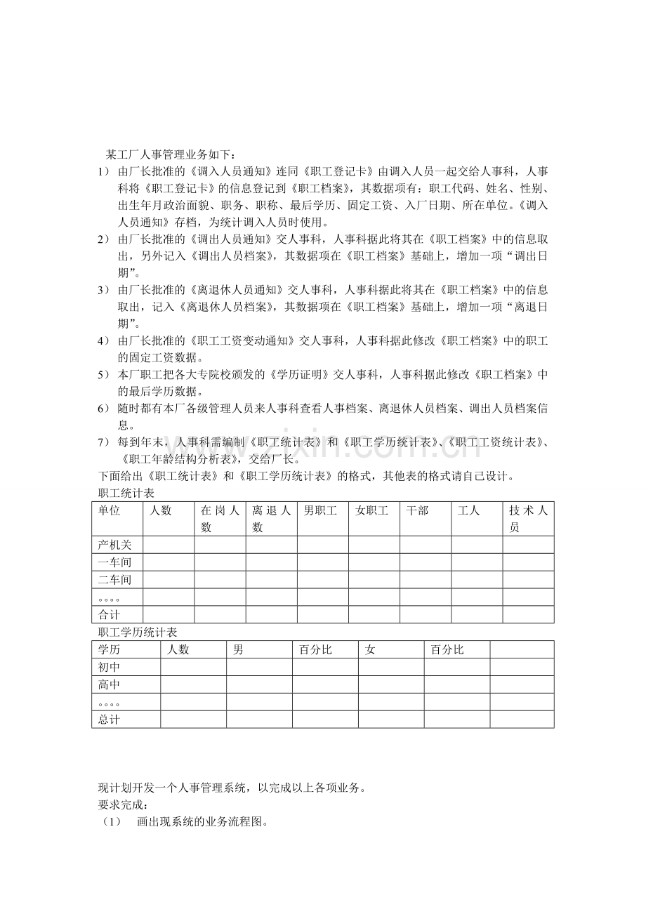 管理信息系统业务流程图及数据流图-例题.doc_第2页