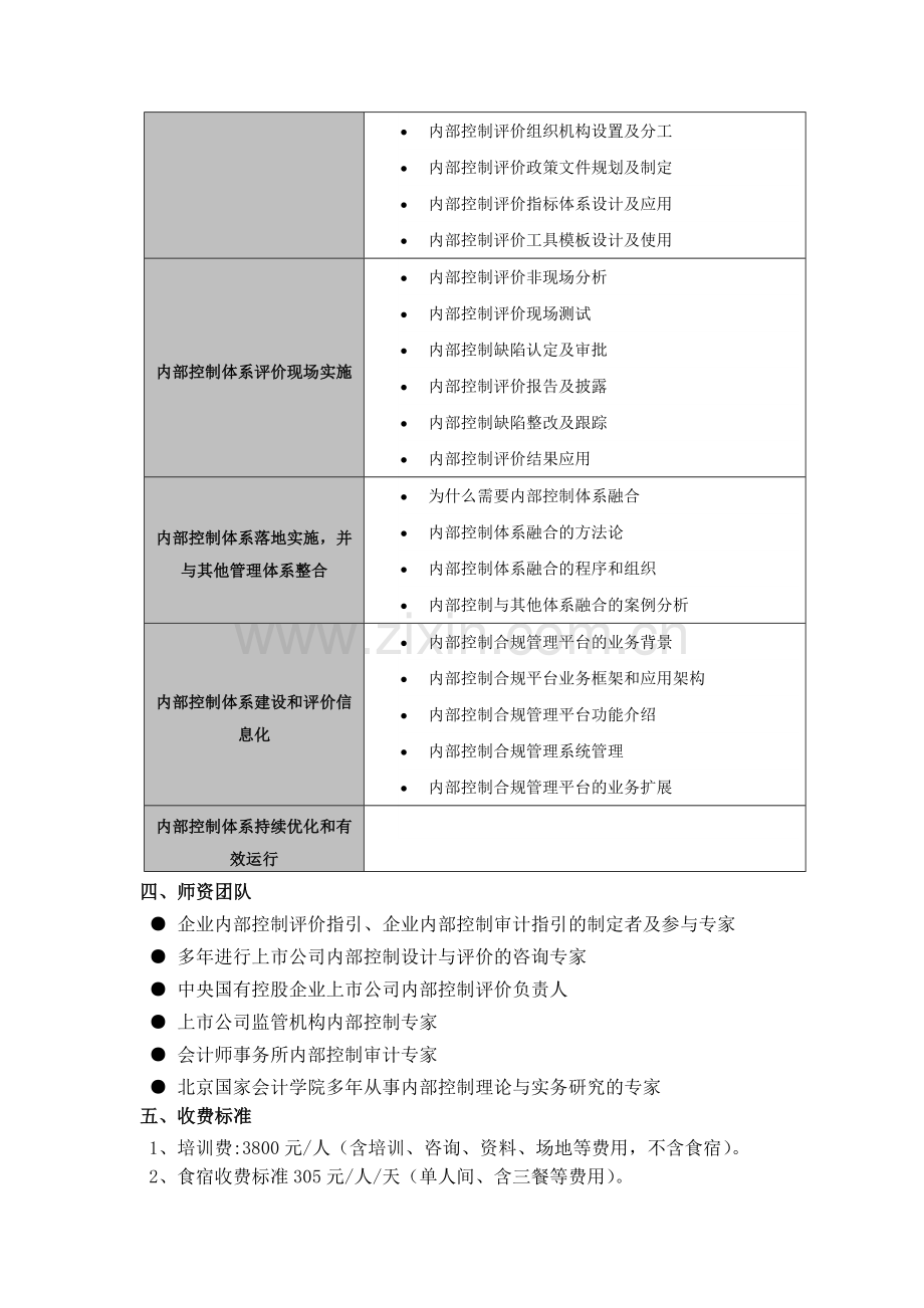 8月25-28日北京国家会计学院-企业内部控制流程梳理、评价与审计高级研修班.doc_第3页