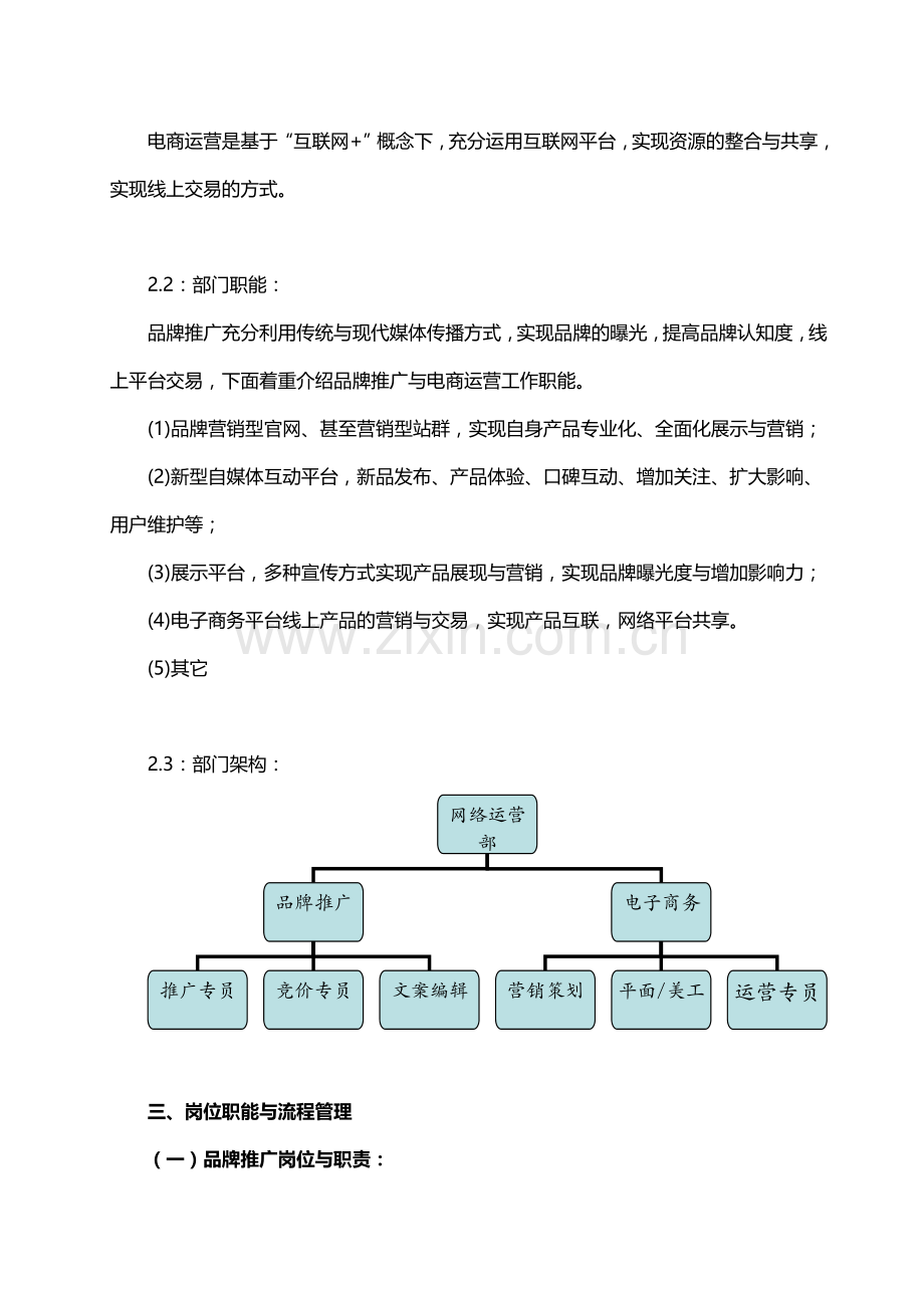 网络运营部岗位职责与管理章程.doc_第3页