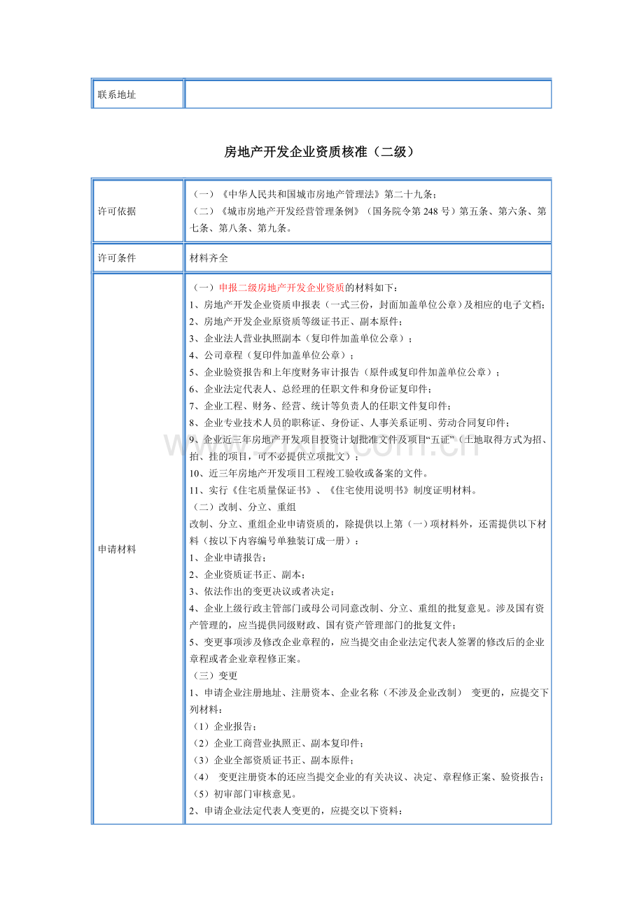 7.办理房地产开发企业资质所需材料.doc_第3页