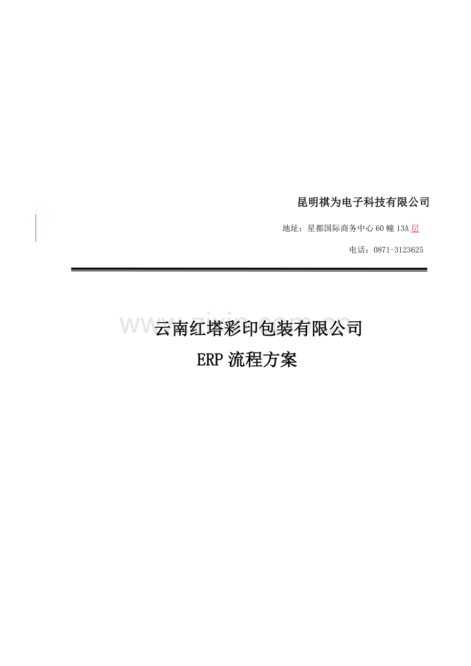 ERP流程解决方案.doc_第1页