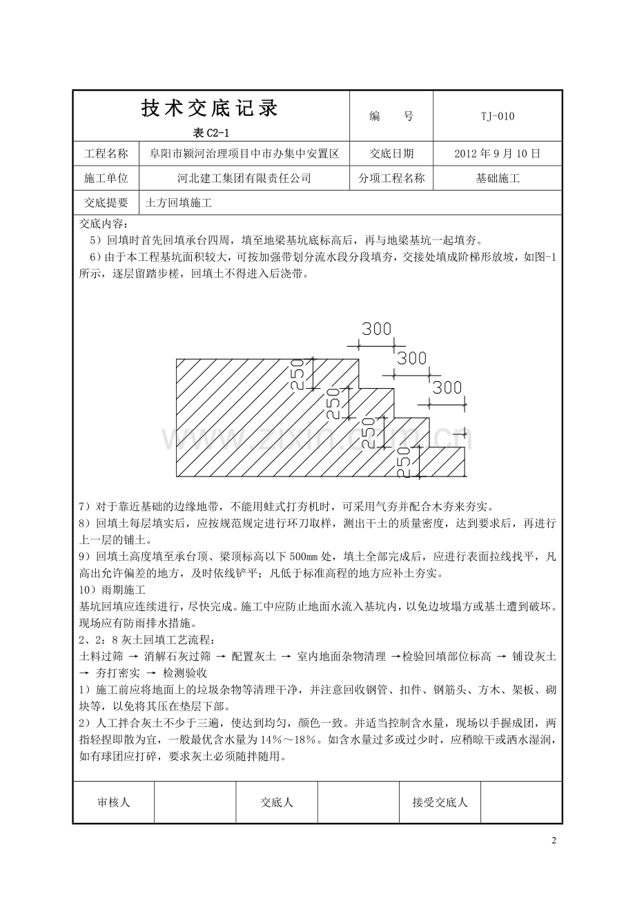 土方回填技术交底记录.doc_第2页