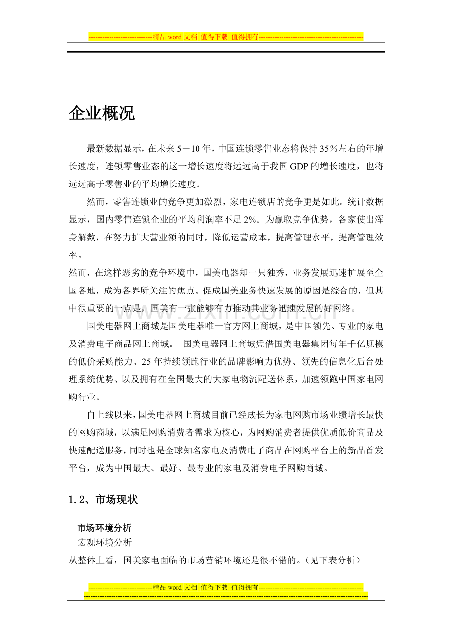 国美电器网络营销策划方案.doc_第3页