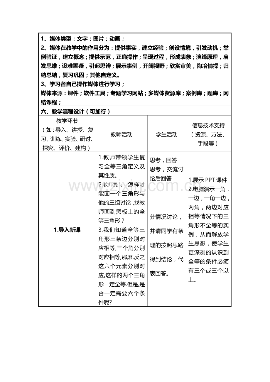 信息技术应用能力提升培训初中数学信息化教学设计作业1.doc_第2页