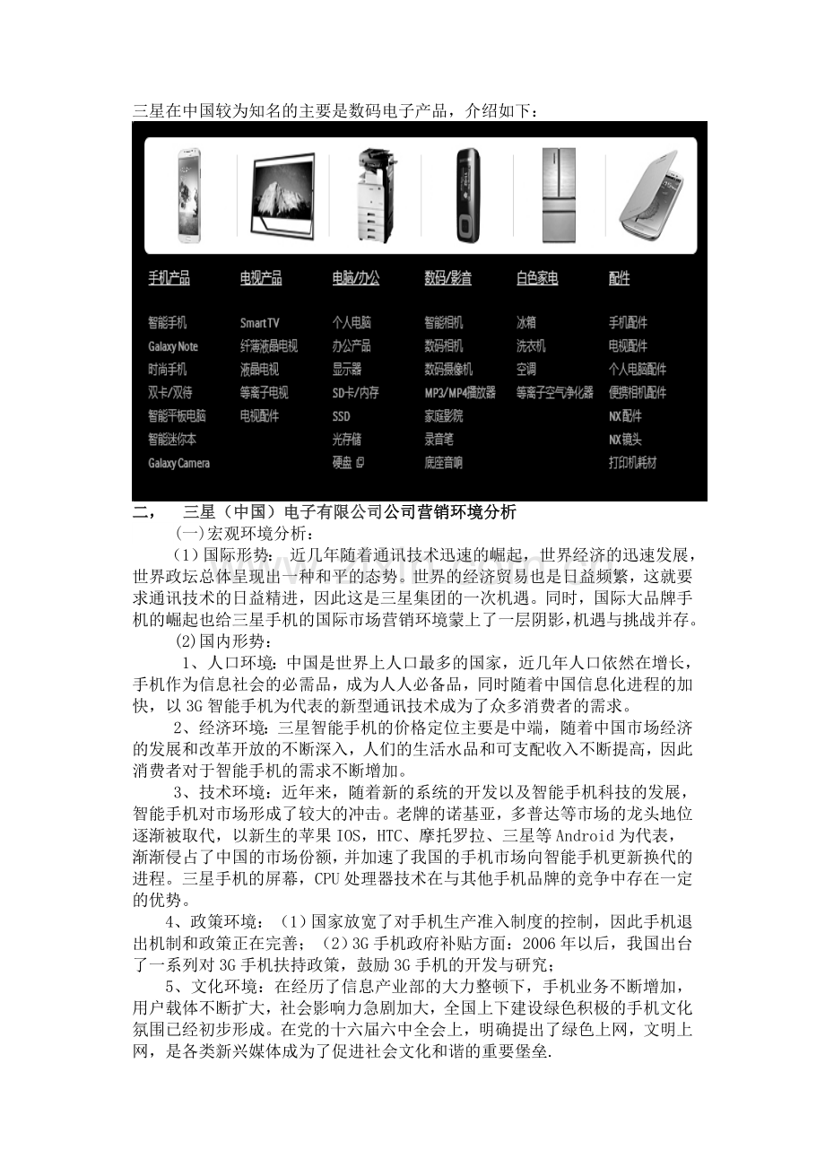 三星(中国)电子有限公司4P策略分析.doc_第3页