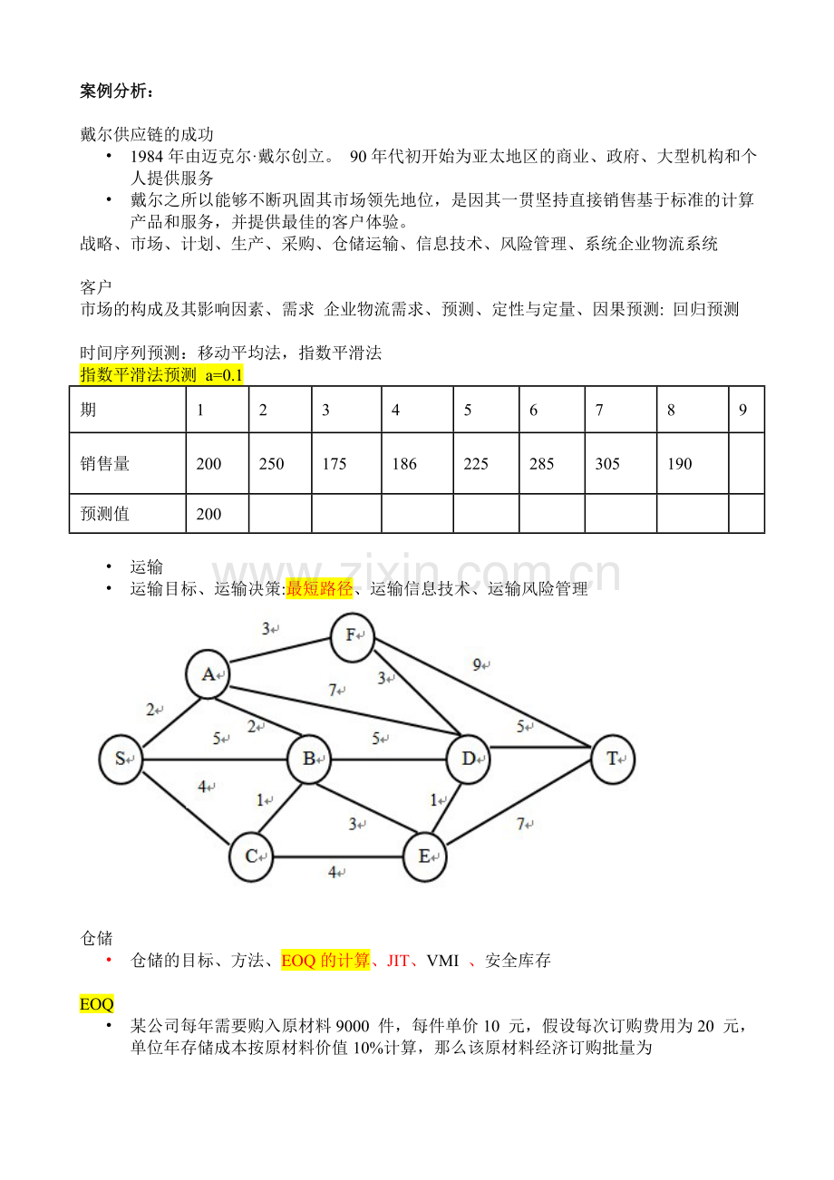 企业物流管理--打印版.doc_第2页