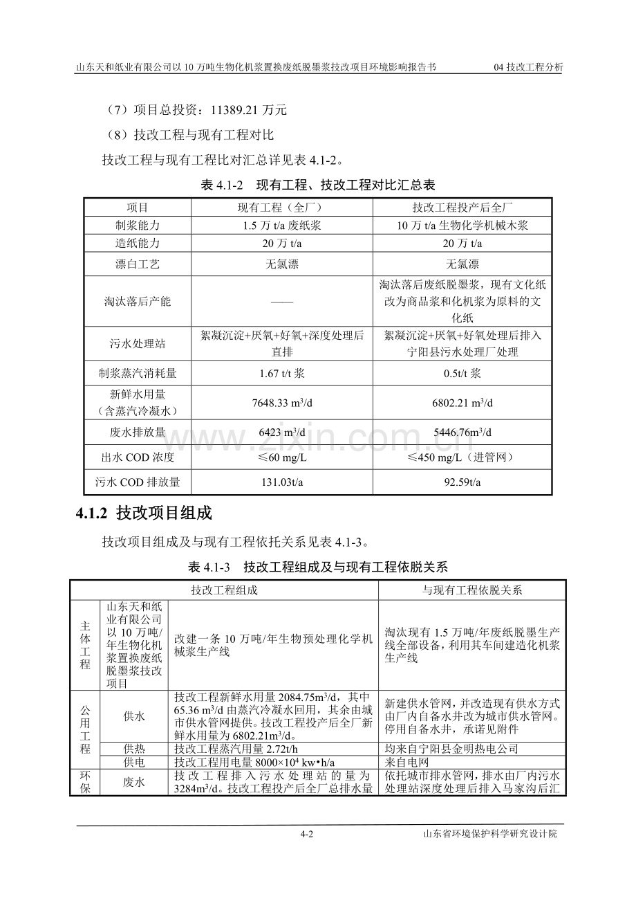 10万吨生物化机浆置换废纸脱墨浆技改项目环境影响报告书.doc_第2页