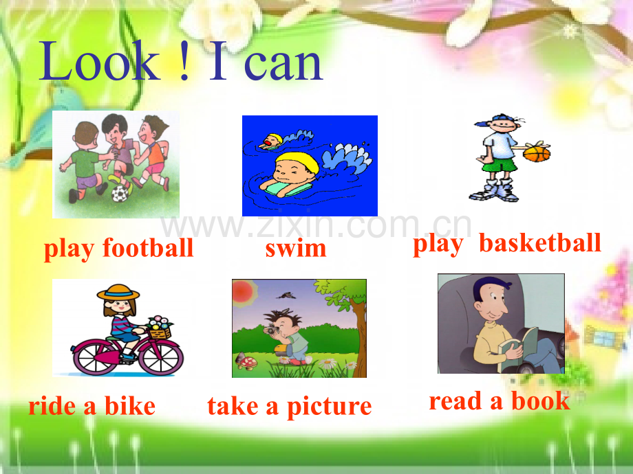 外研版英语四年级上册Module5《Can-Sam-play-football》教学课件1.ppt_第2页