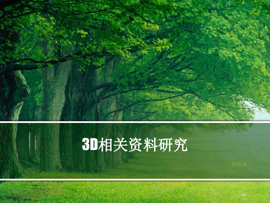 立体视觉原理与3D造成不适性.ppt_第1页