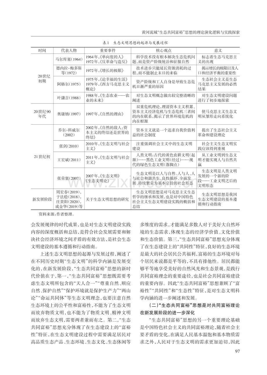 黄河流域“生态共同富裕”思想的理论演化逻辑与实践探索.pdf_第3页