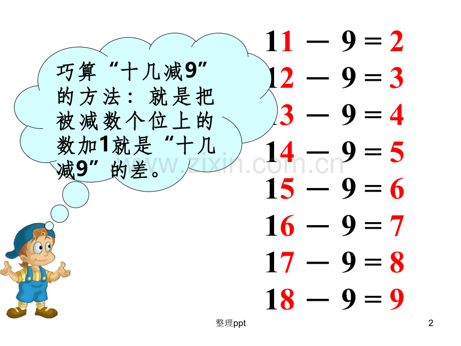 一年级下十几减9找规律.ppt_第2页