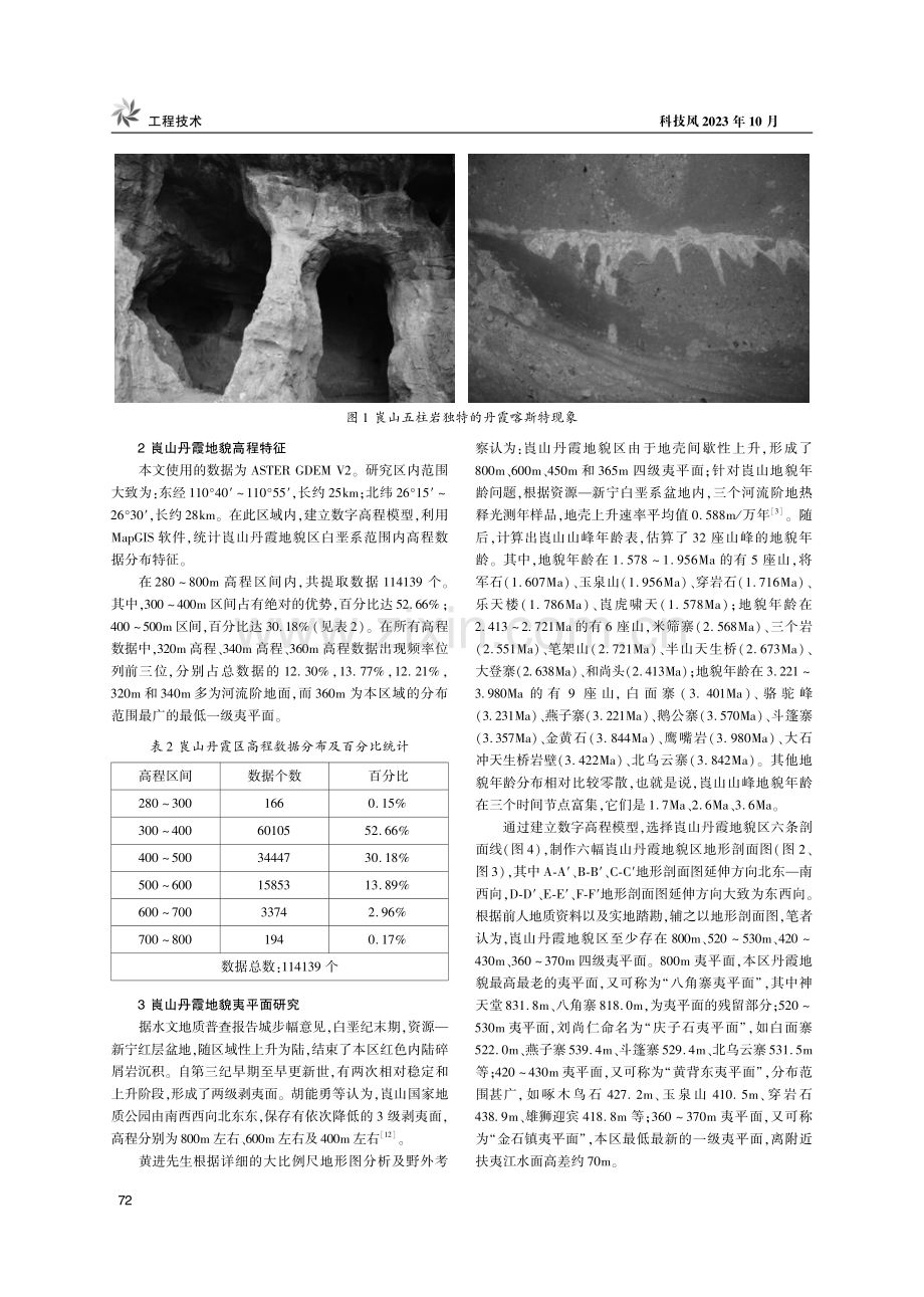 湖南山丹霞地貌的特征研究.pdf_第2页