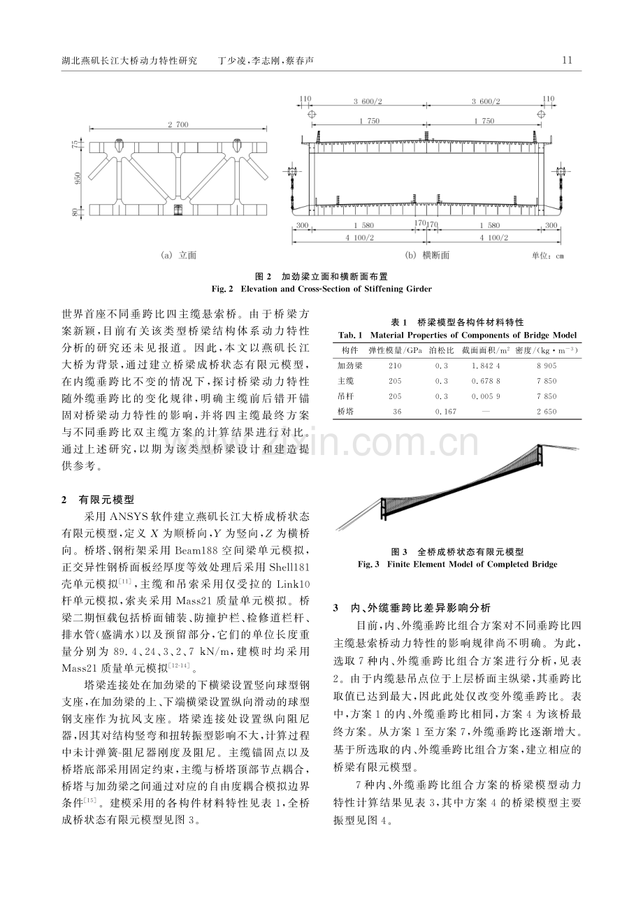 湖北燕矶长江大桥动力特性研究.pdf_第3页