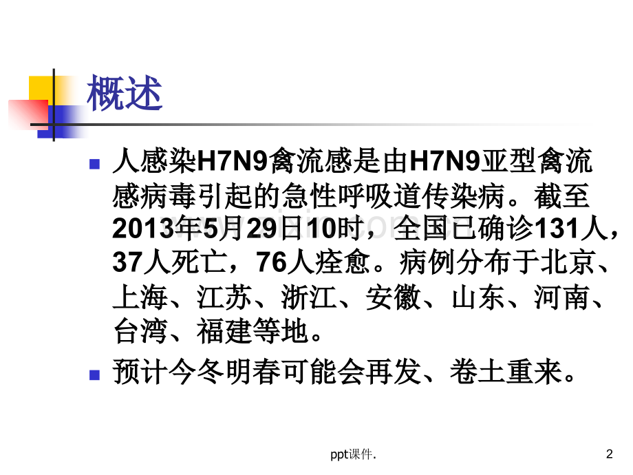 人感染H7N9禽流感临床诊治.ppt_第2页