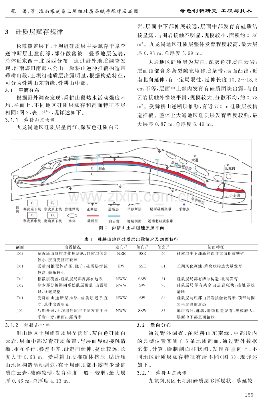 淮南寒武系土坝组硅质层赋存规律及成因.pdf_第3页