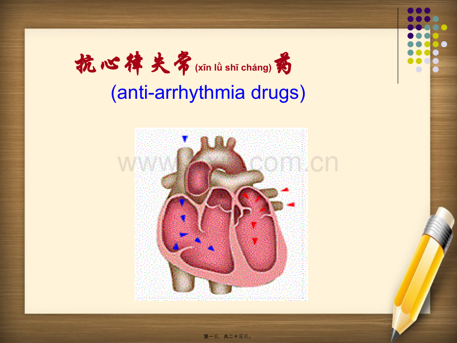 抗心律失常心绞痛药.ppt_第1页