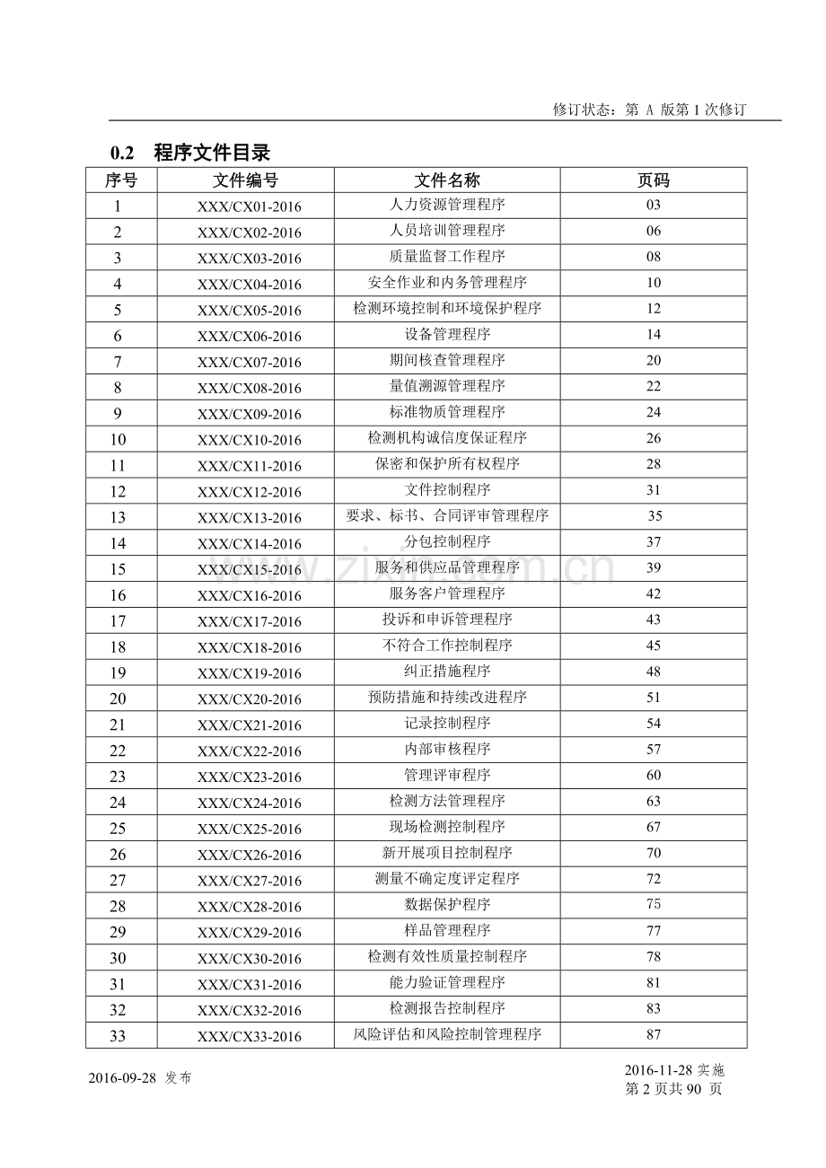 检测实验室程序文件标书.doc_第2页