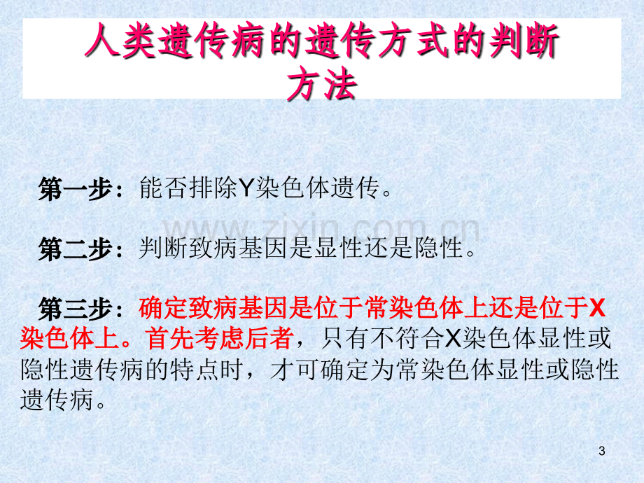 人类遗传病的遗传方式的判断方法.pptx_第3页