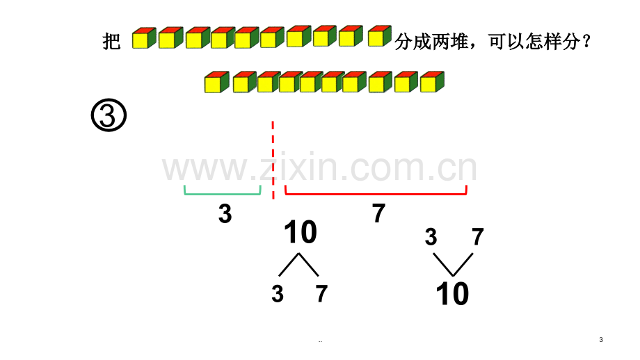 幼小衔接、一年级上册数学10的分与合.ppt_第3页