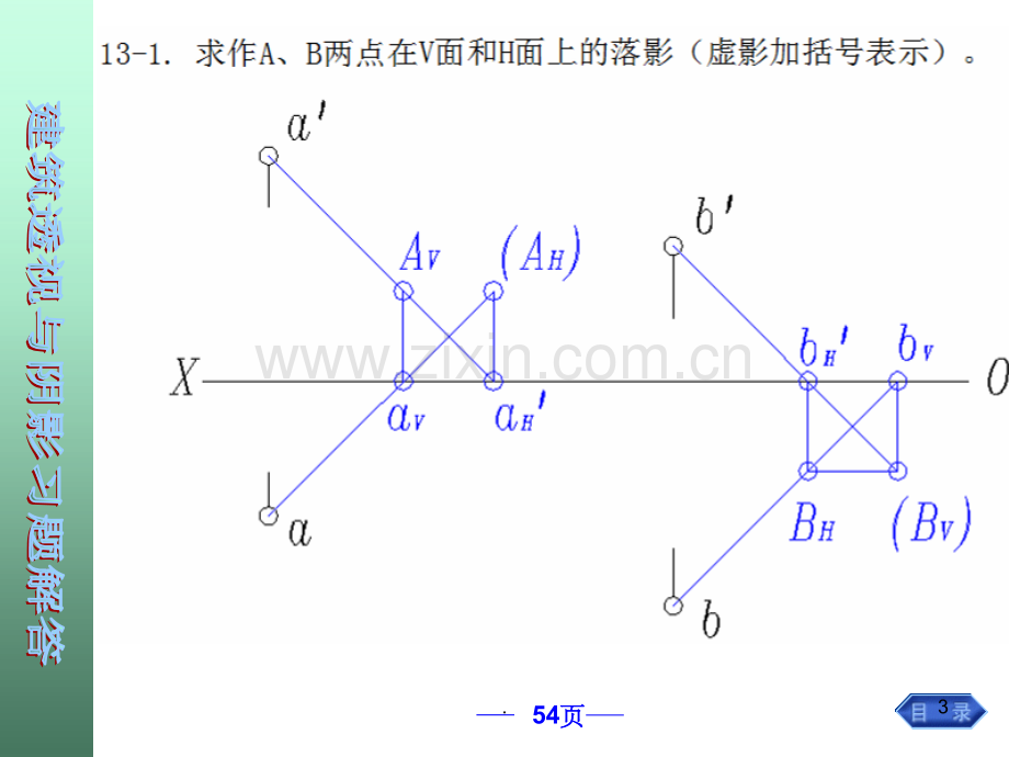 建筑透视与阴影习题答案(阴影).ppt_第3页