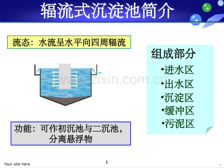 水污染控制工程-辐流沉淀池.ppt_第3页