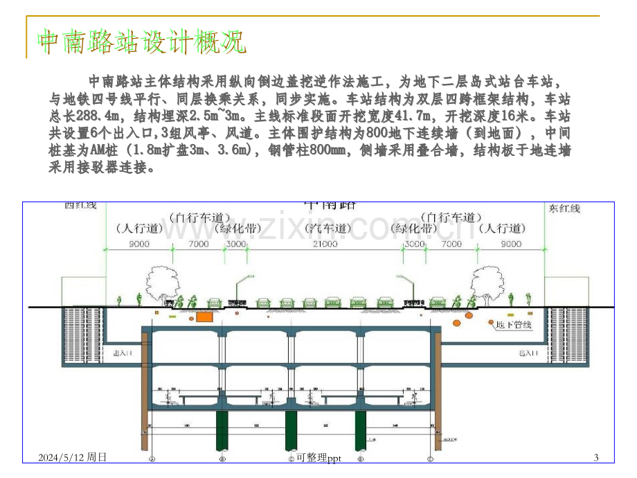 中南路站盖挖逆做综合施工技术交流材料.ppt_第3页