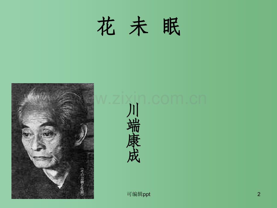 高中语文《花未眠》教学-人教版第一册.ppt_第2页