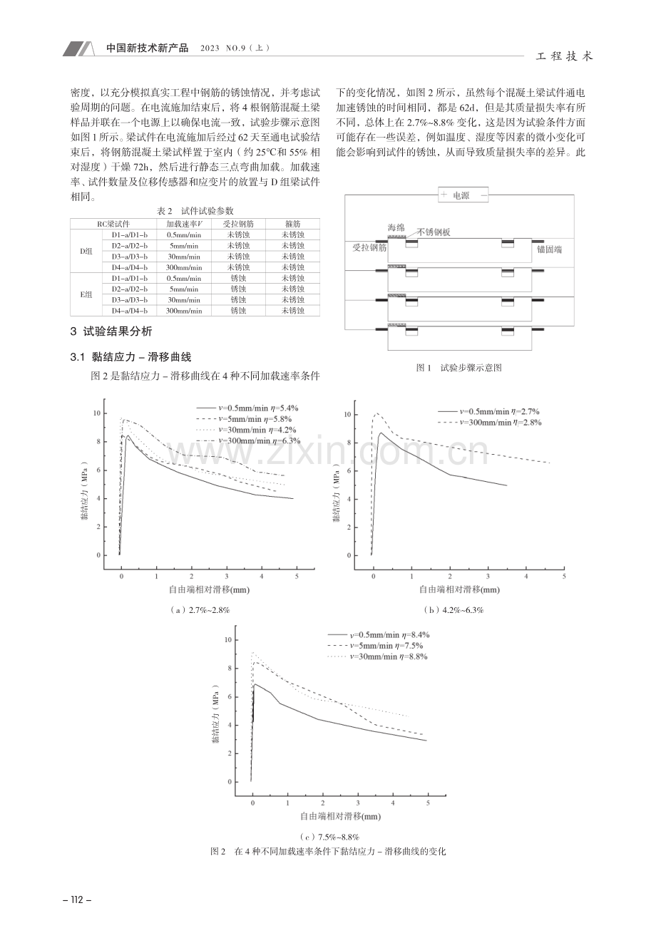 混凝土和钢筋间连接性能受加载速率影响研究.pdf_第2页