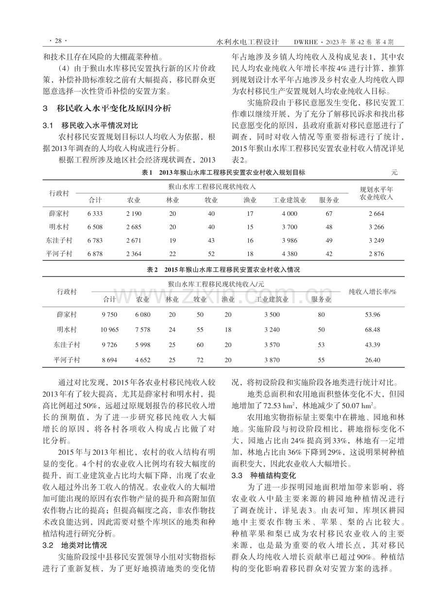 猴山水库农村移民生产安置方式变化分析.pdf_第2页