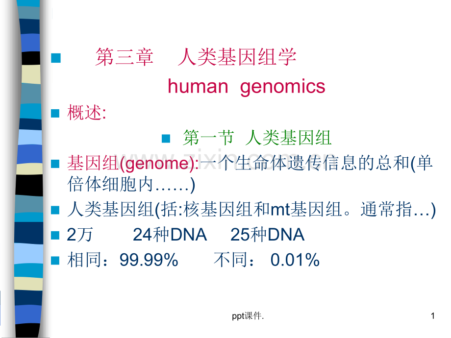 人类基因组学.ppt_第1页