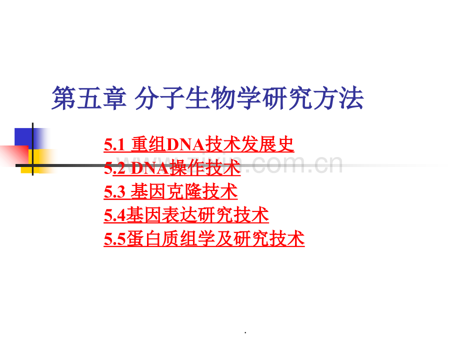 第五章分子生物学研究方法.ppt_第1页