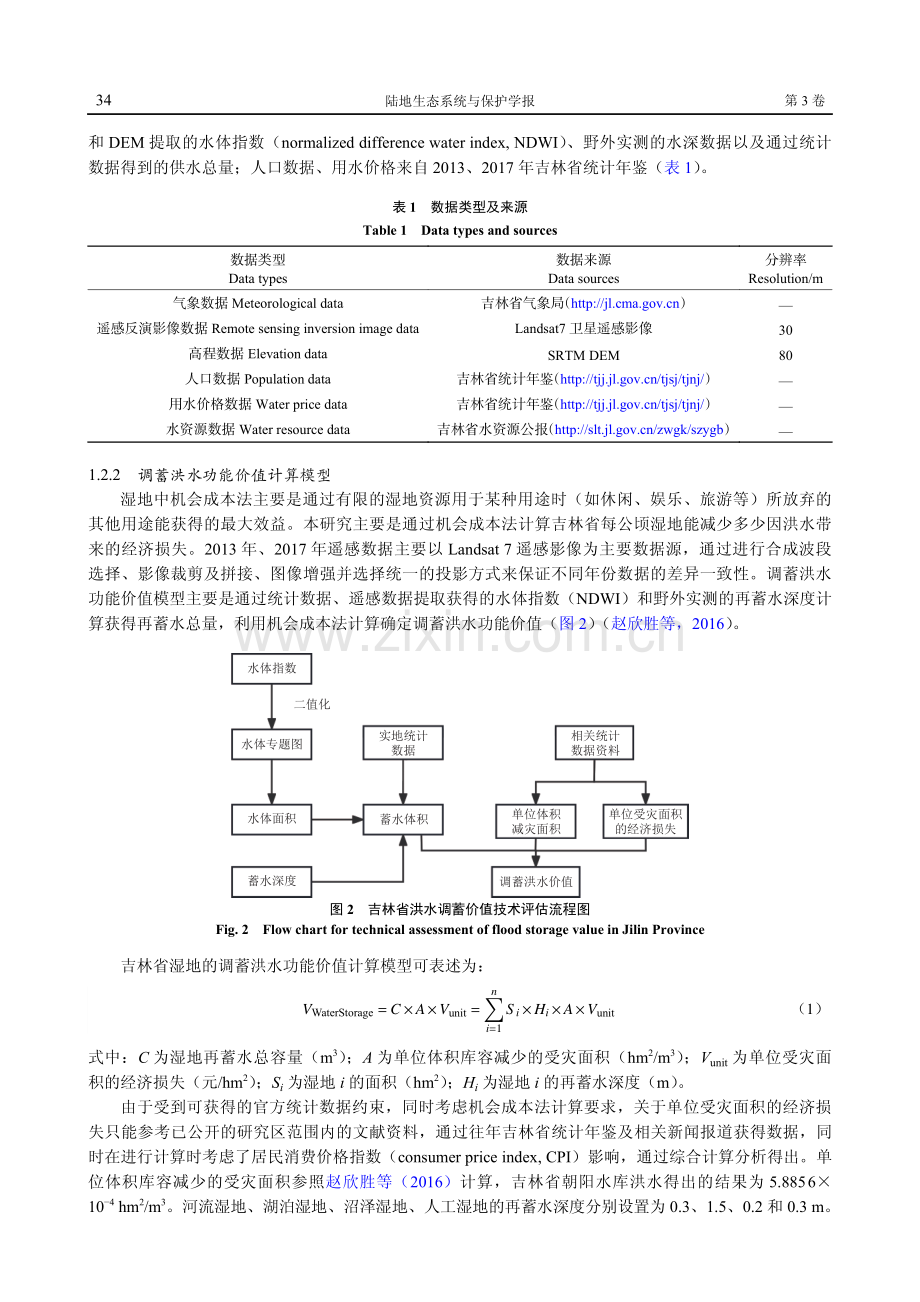 吉林省湿地调蓄洪水功能价值动态评估.pdf_第3页