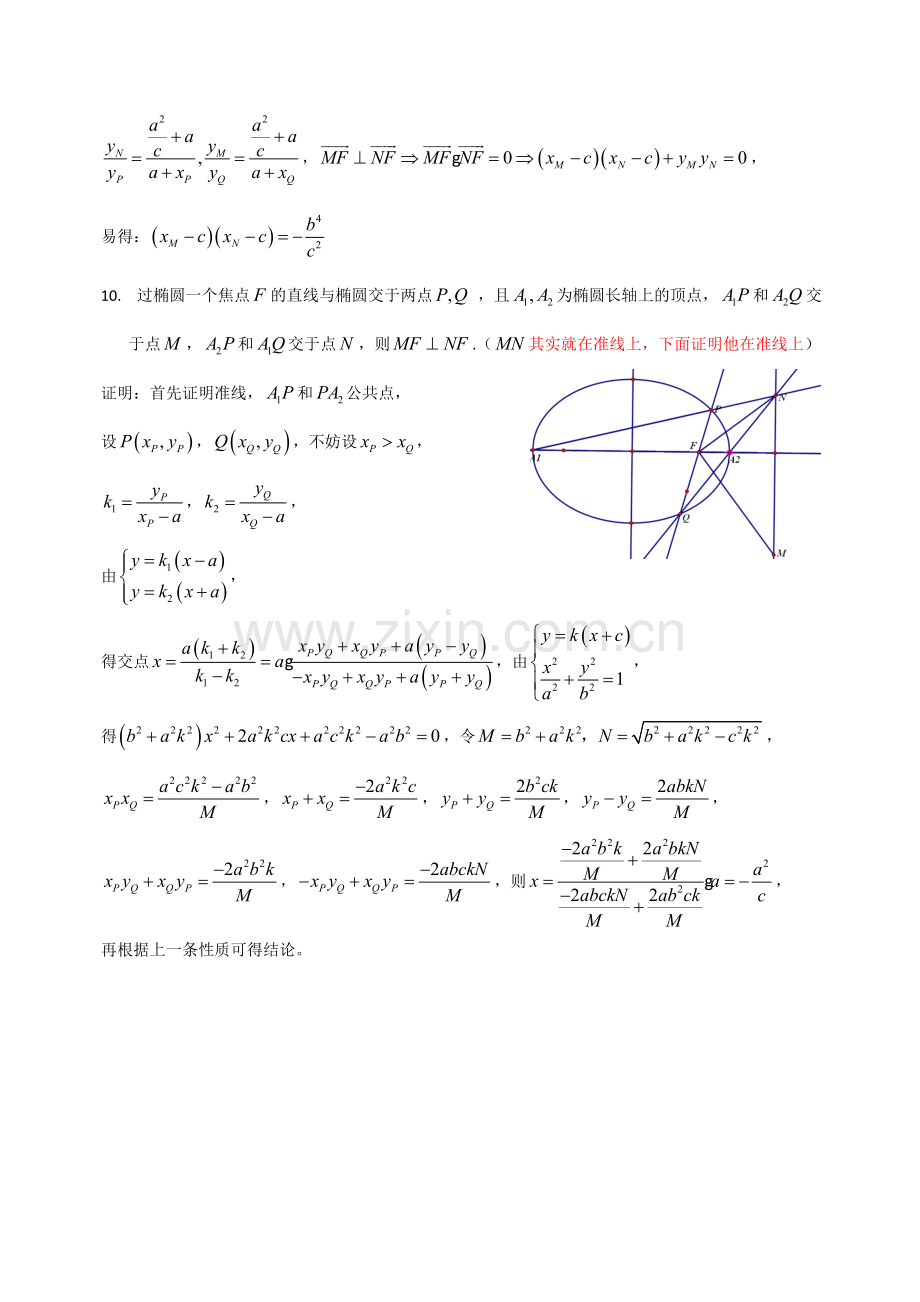 圆锥曲线的经典结论.doc_第2页
