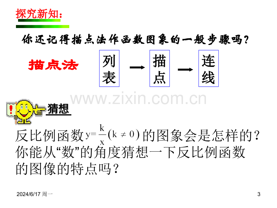 公开课26.1.2反比例函数的图像和性质1.ppt_第3页