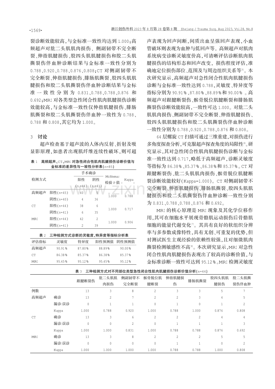 急性闭合性肌肉肌腱损伤的影像学诊断比较.pdf_第3页