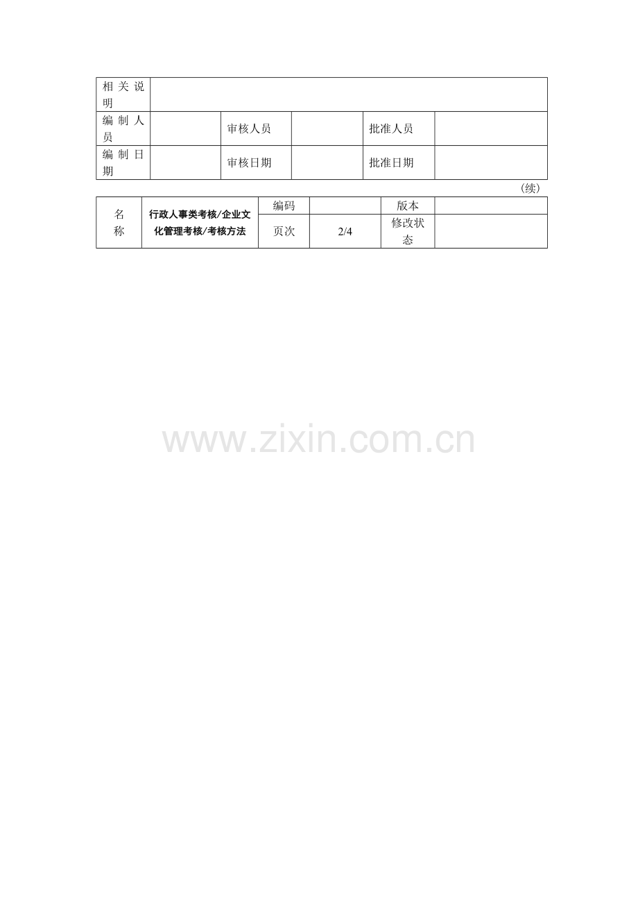 行政人事类考核／企业文化管理考核／考核方法.doc_第2页