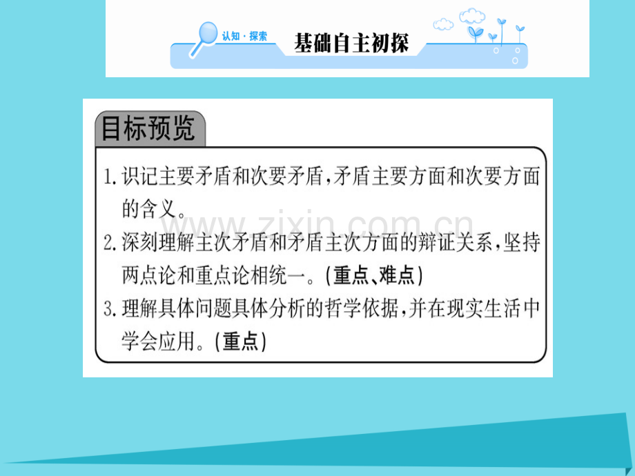 高中政治第2框用对立统一观点看问题新人教版必修4.pptx_第2页