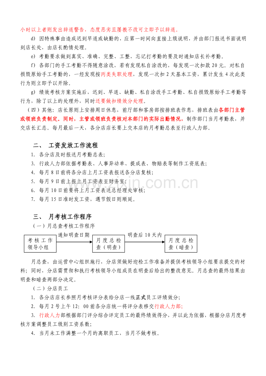 某知名国际酒店管理公司的绩效制度.doc_第3页