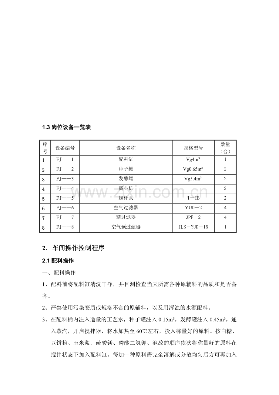 发酵车间作业指导书标准版.doc_第2页