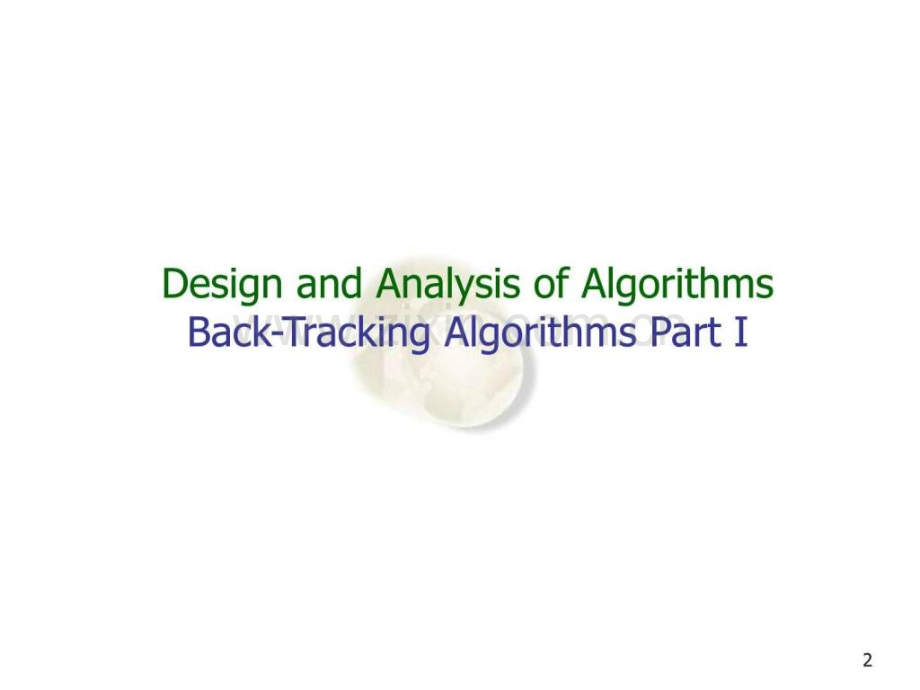 算法导论Let14Back-Tracking-Algorithms-I.pptx_第2页