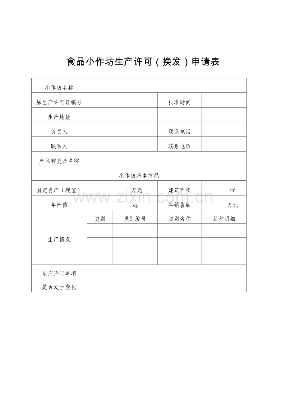 食品小作坊生产许可开办申请表.doc_第3页