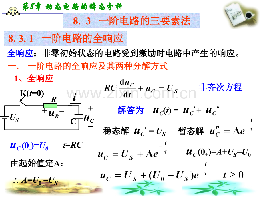 工学第讲一阶电路的三要素法冲激函数.pptx_第3页