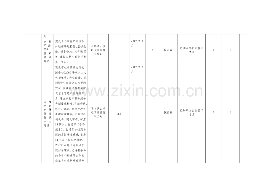 四川省国家级电子商务进农村综合示范扶持项目基本信息表.doc_第3页