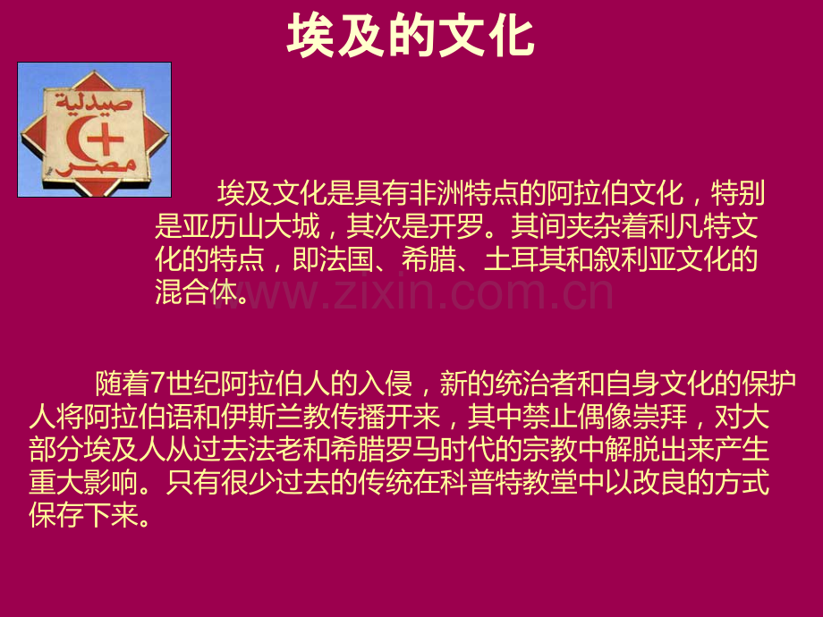 古埃及历史文化特色和传统习俗.pptx_第1页